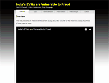 Tablet Screenshot of indiaevm.org